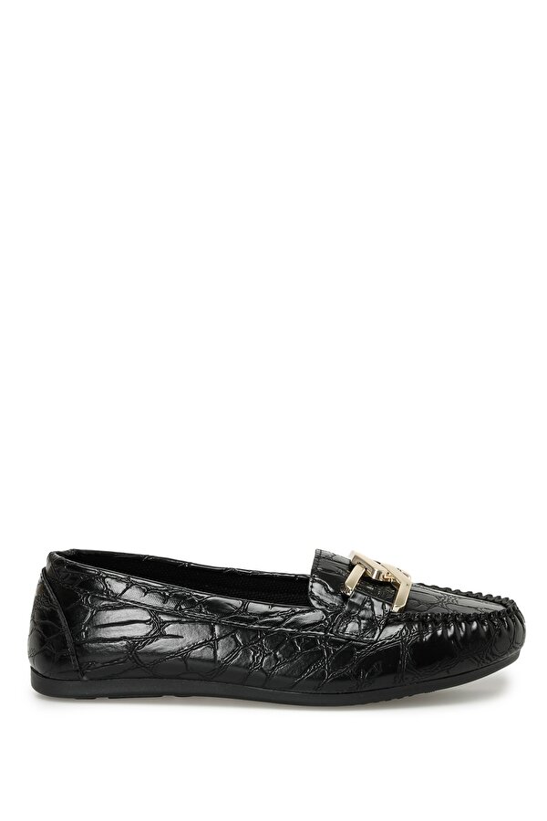 DW23003 3PR Siyah Kadın Loafer