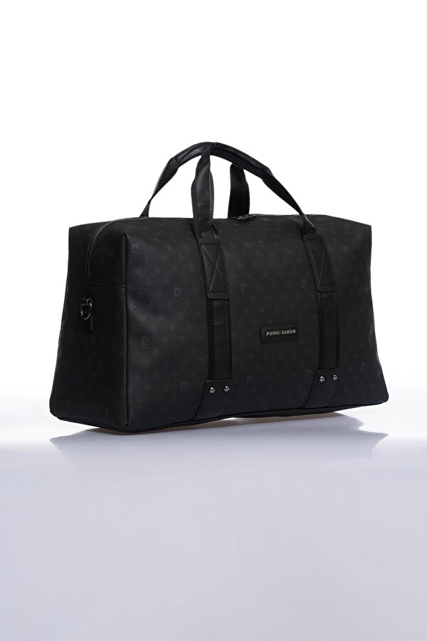 04PC001205 El valizi Bavul Spor çantası Valiz Baskılı Siyah