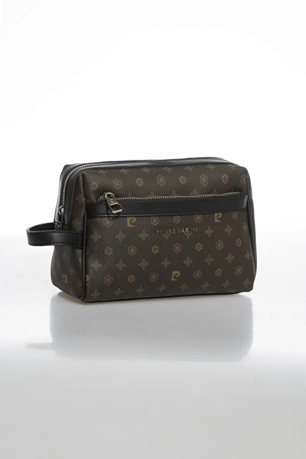 01pc001179 Erkek el çantası omuz çantası kişisel Traş çanta Baskılı Kahverengi