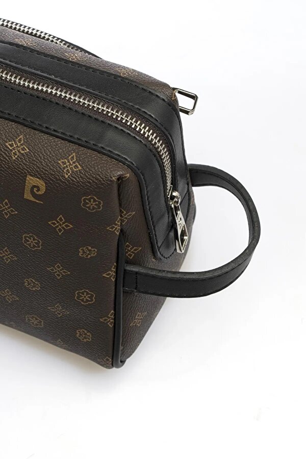 01pc001179 Erkek el çantası omuz çantası kişisel Traş çanta Baskılı Kahverengi