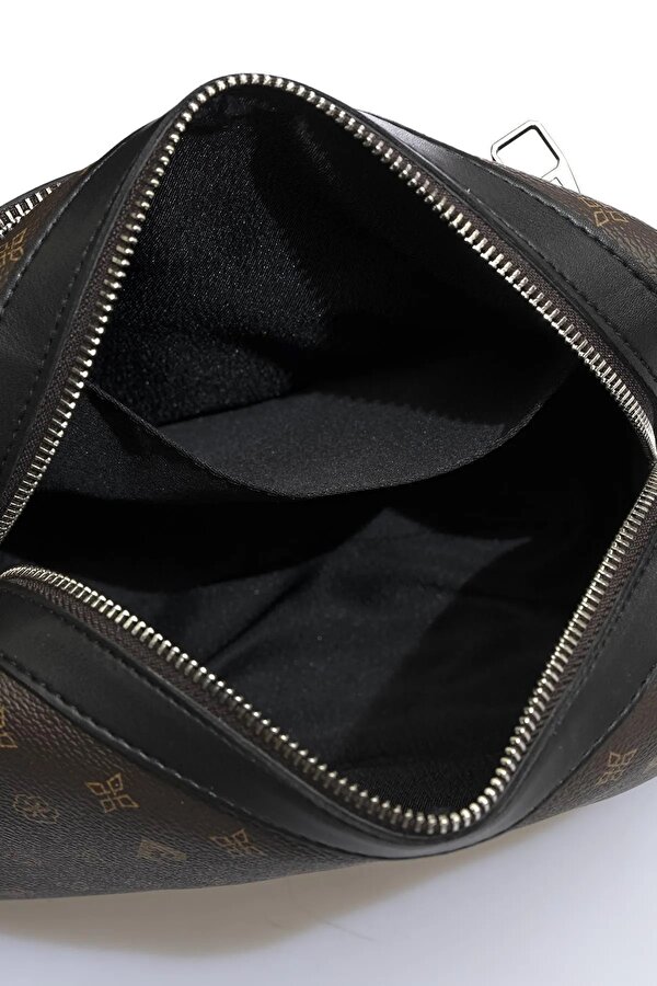 01pc001179 Erkek el çantası omuz çantası kişisel Traş çanta Baskılı Kahverengi