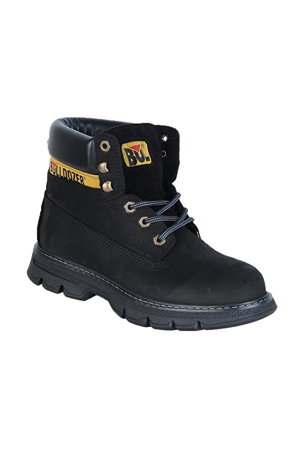 240516 Nubuk Hakiki Deri Kadın Düz Bot