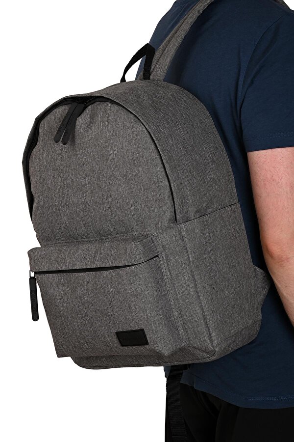 Bagslab 1001 Gri 15  Laptop Bölmeli Unisex Sırt Çantası