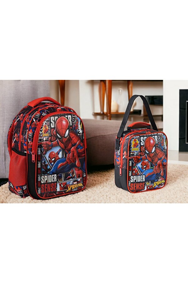 Spider Sense Okul Çantası ve Beslenme Çantası