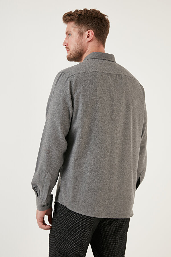 Erkek Gömlek CF24W127079 KOYU GRİ