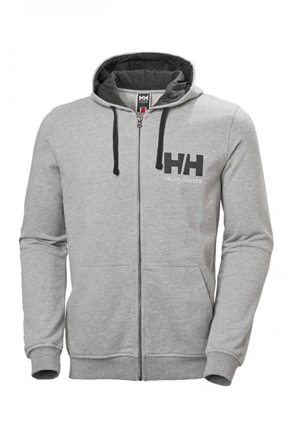 Hh Hh Logo Full Zip Hoodie Erkek Kapüşonlu Tam Fermuarlı Sweatshirt HHA.34163-949
