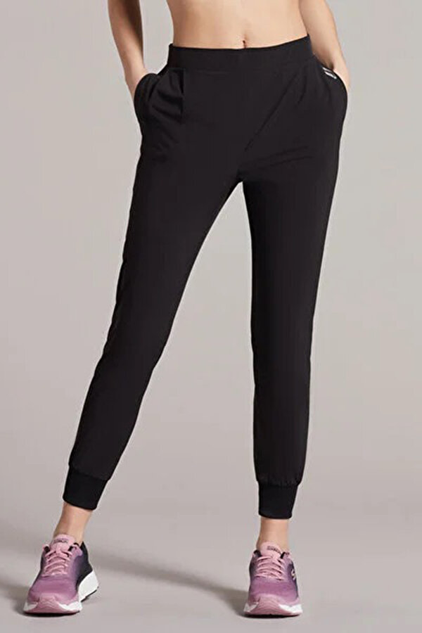 MICRO COLLECTION W JOGGER Siyah Kadın Eşofman Altı