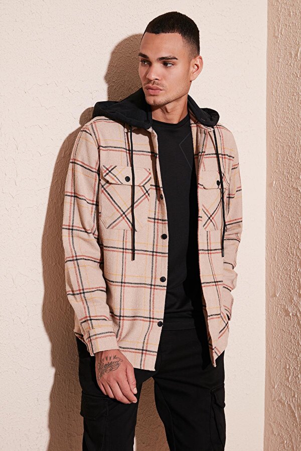 Erkek Gömlek CF24W126985 BEJ