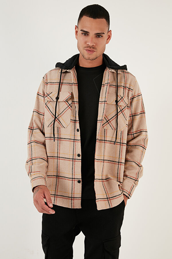 Erkek Gömlek CF24W126985 BEJ