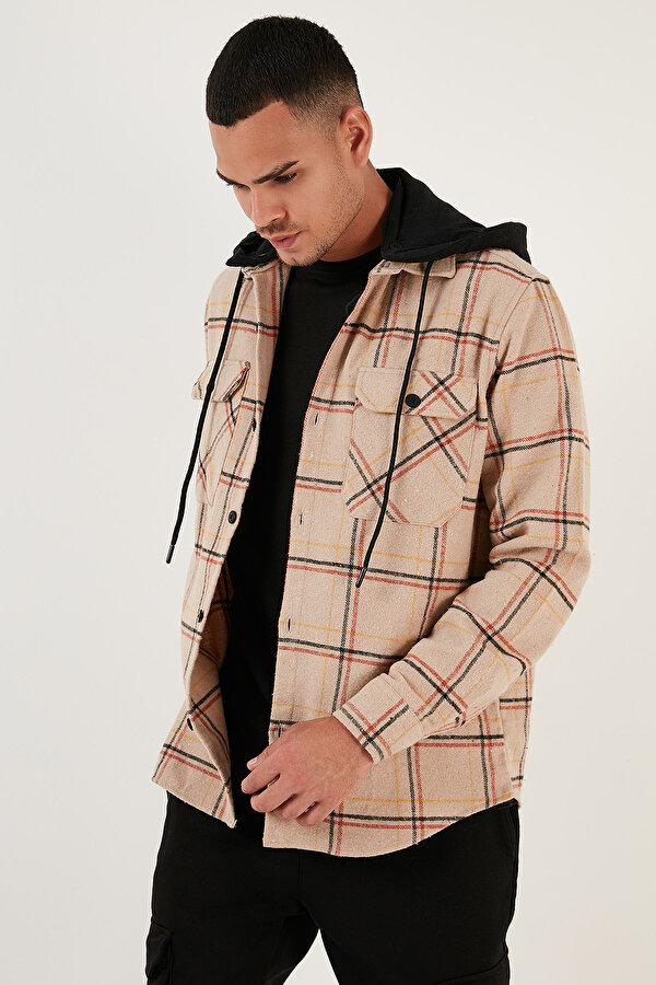 Erkek Gömlek CF24W126985 BEJ