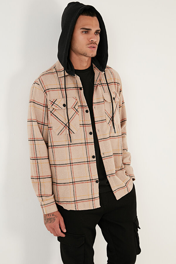 Erkek Gömlek CF24W126985 BEJ