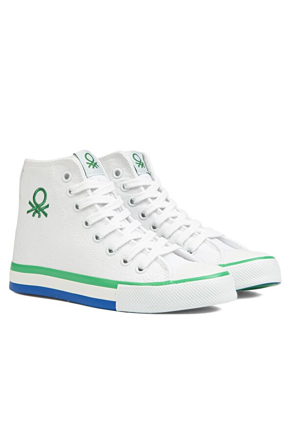 ® | BN-90189 -Beyaz Yesil - Kadın Spor Ayakkabı