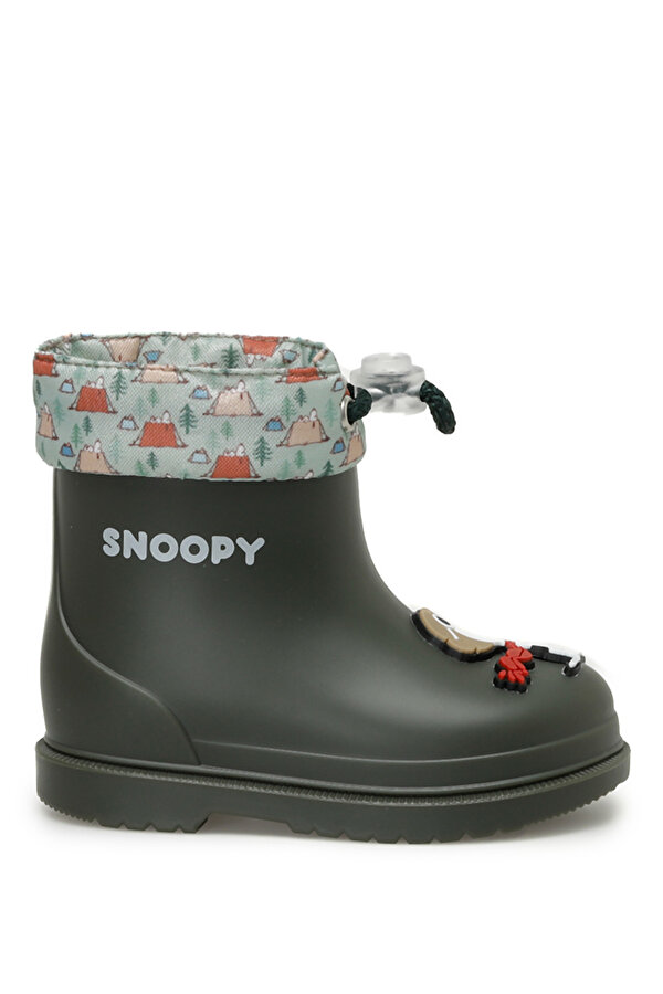 W10277 BIMBI SNOOPY Haki Erkek Çocuk Yağmur Çizmesi