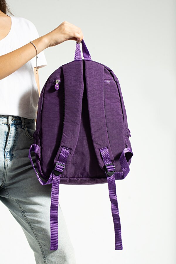 MEGA 2005  UNİSEX OKUL SIRT ÇANTASI ÖĞRENCİ GÜNLÜK SEYAHAT TATİL SPOR YÜRÜYÜŞ SEYAHAT GEZİ KAMP GÜNLÜK MOR