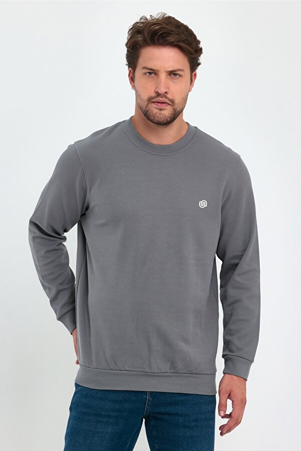 Doubleface Bisiklet Yaka Sweatshirt RD24KE055481