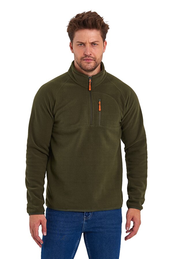 Mikro Polar Dik yaka Sweatshirt RD24KE056015