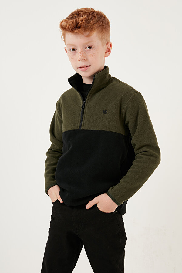 Unisex Çocuk Polar 5905004 HAKİ-SİYAH