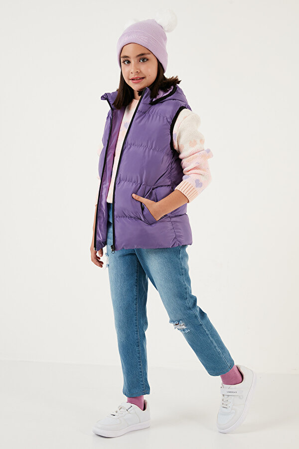 Unisex Çocuk Yelek 5761983 LİLA