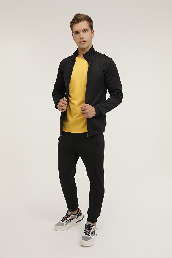 Kinetix Me Foster 18Esn11 3Pr Черный Мужчина Толстовка На Молнии