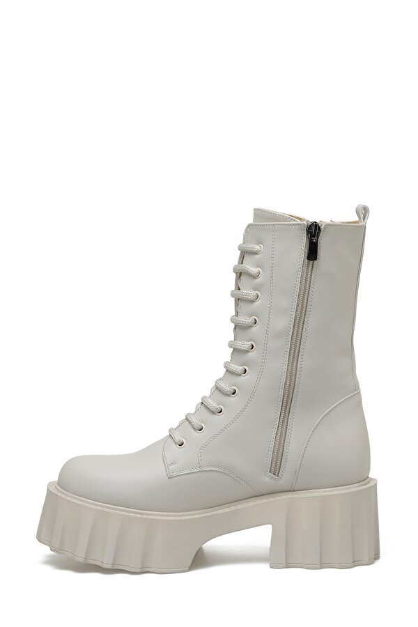 AMY 3PR Bej Kadın Topuklu Bot