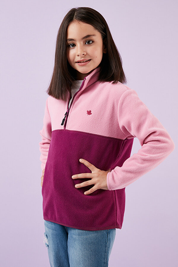 Unisex Çocuk Polar 5905004 Şeker Pembe-Mor
