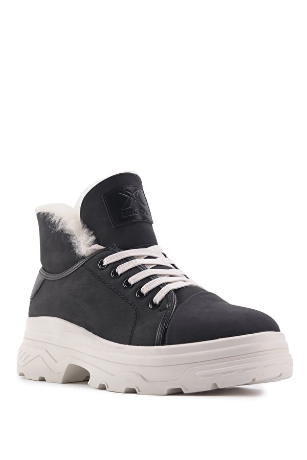 INT1221K109-KRK 3PR Siyah Kadın Sneaker Bot