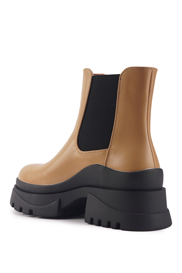 23K-406 3PR CAMEL. Kadın Chelsea Bot