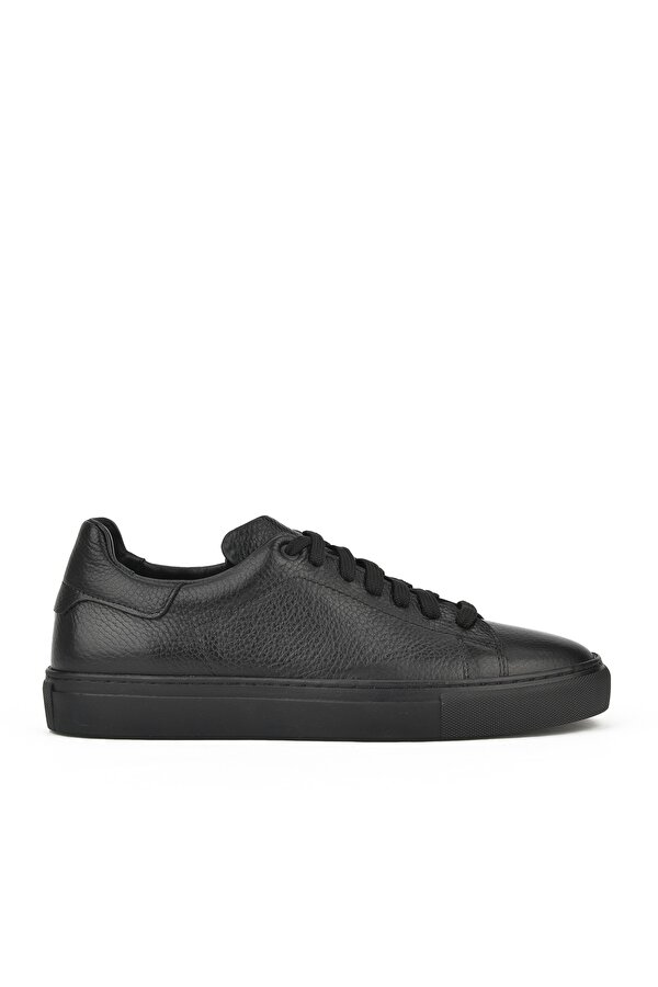 Erkek Hakiki Deri Sneaker 1431026ZF7 Siyah