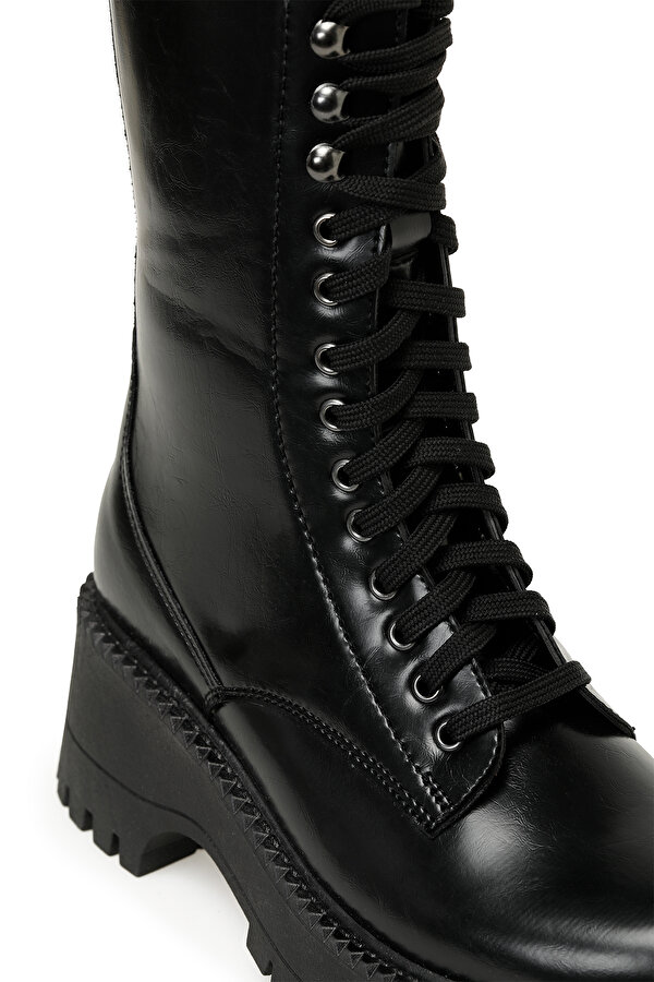 23K-164 3PR Siyah Kadın Düz Bot