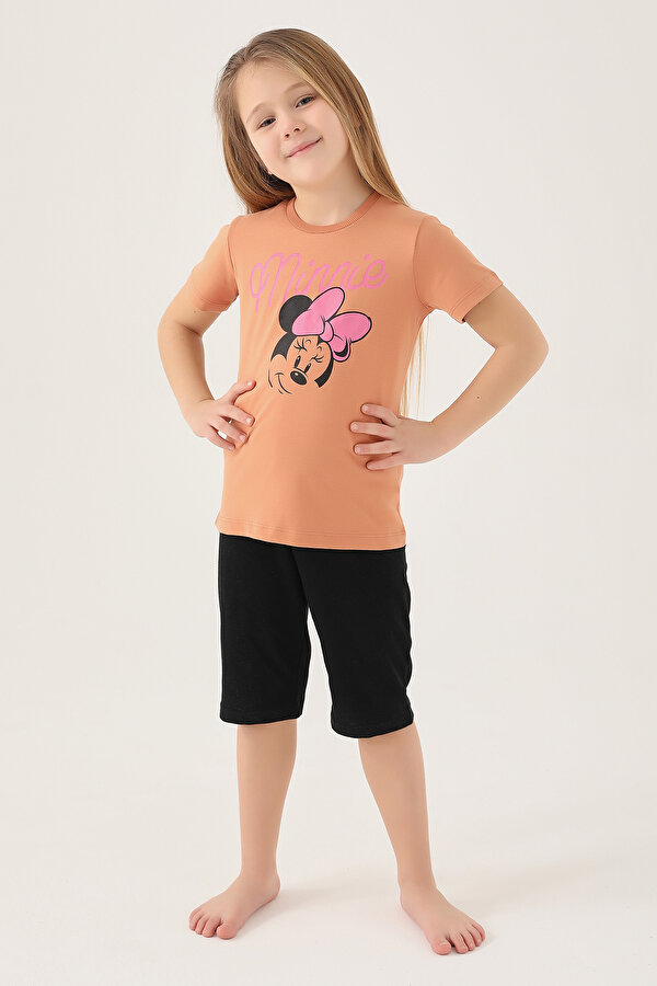 D4805-2 Kız Çocuk T-Shirt Sumak