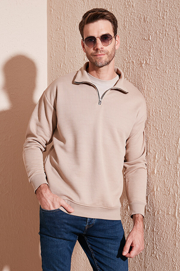 Erkek Sweat 5905509 VİZON
