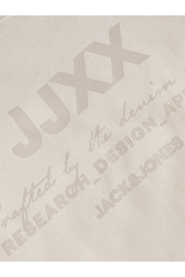 Bisiklet Yaka Rahat Kesim Bej Kadın Sweatshirt 12250175