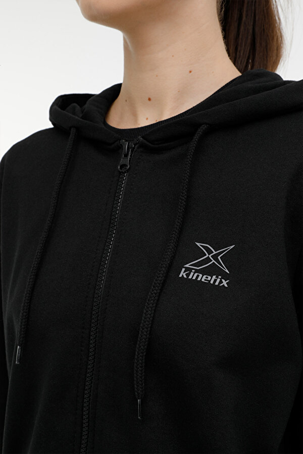 Kinetix W-Crf Kd Fz Hoodie 2Pr Черный Женщина Толстовка На Молнии