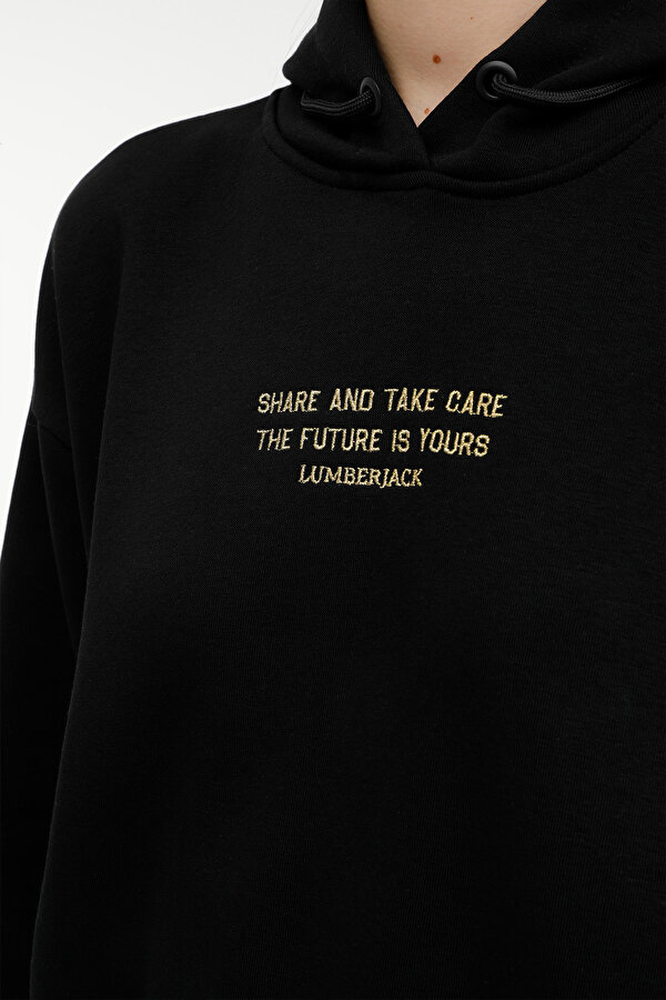 Lumberjack Wl Bena-B 17Gf23 3Pr Черный Женщина Толстовка С Капюшоном