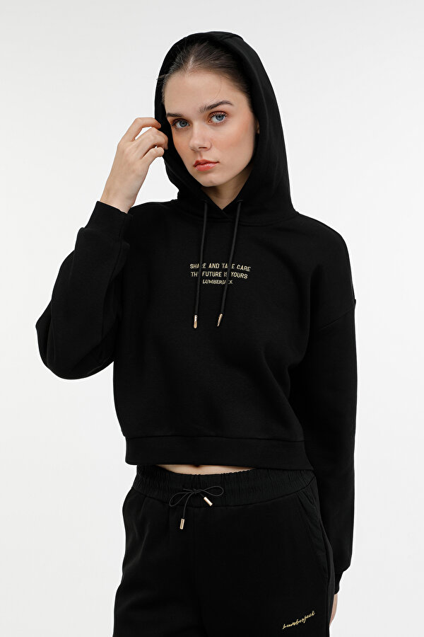 Lumberjack Wl Bena-B 17Gf23 3Pr Черный Женщина Толстовка С Капюшоном