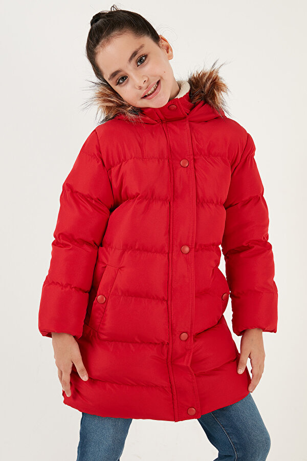 Kız Çocuk Mont 6028720 KIRMIZI