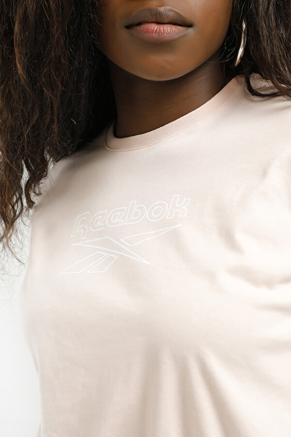 Reebok Rie Boxy Tee Розовый 010 Женщина Футболка