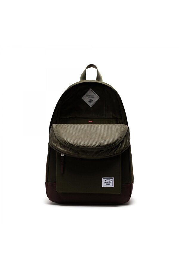 Heritage Unisex Sırt Çantası - Sarmaşık Yeşili/Hindiba Kahvesi