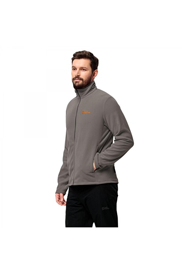 Jack Wolfskın 1711451 Taunus Fz M Gri Erkek Polar