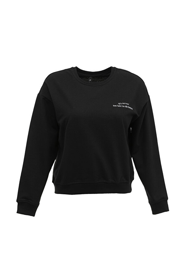 WB AURA BSC 16OV82 3PR Siyah Kadın Sweatshirt