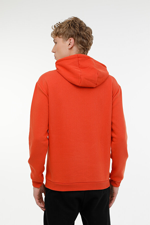 M-SN04 BASIC HOODIE 3PR BRICK RED Man 449