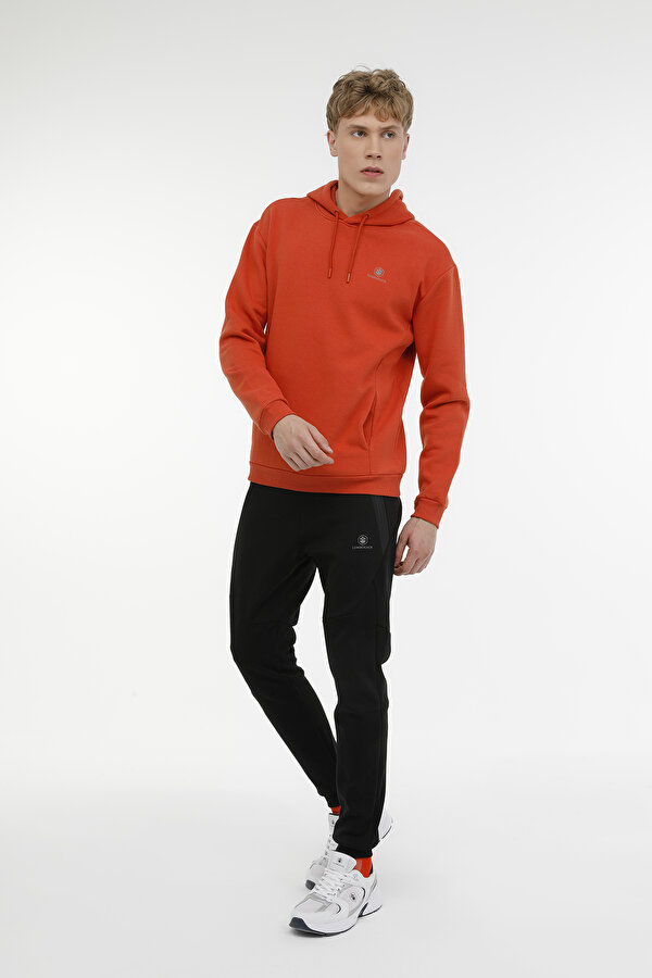 M-SN04 BASIC HOODIE 3PR BRICK RED Man 449