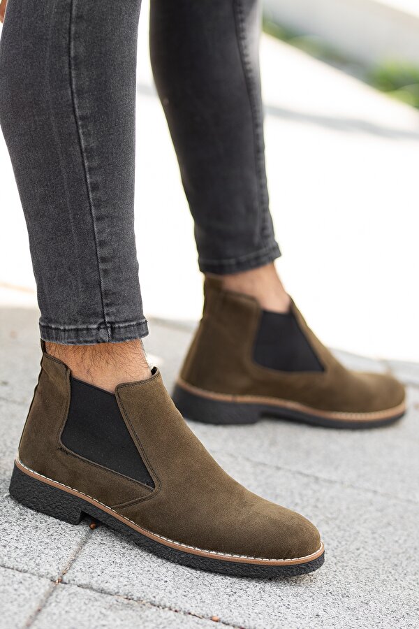 Unisex Chelsea Bot Garantili Ürün .30141 SÜET HAKİ