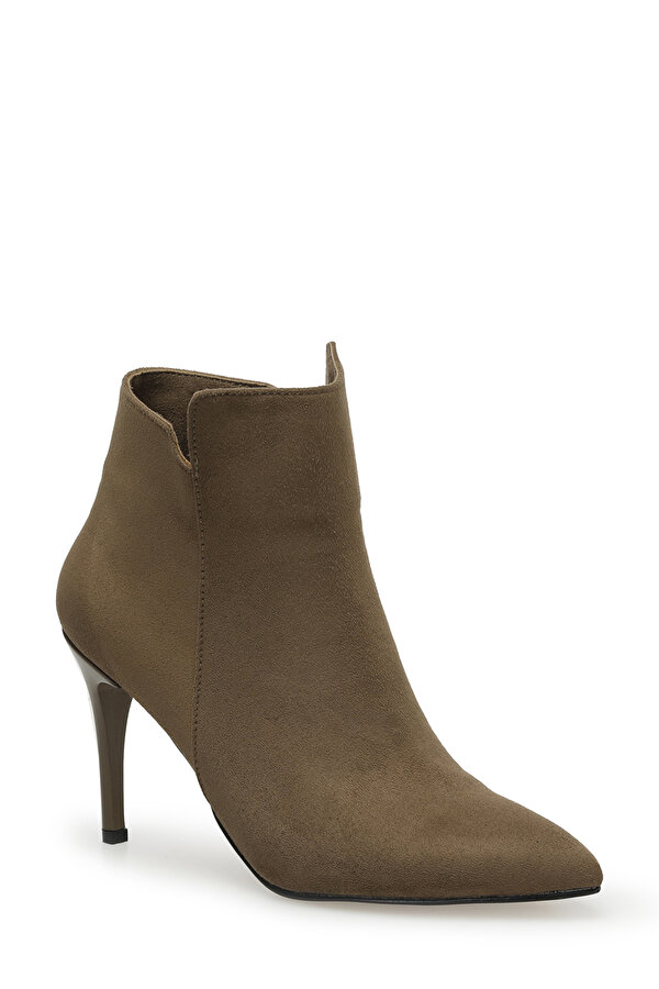 CYRUS 3PR Bej Kadın Topuklu Bot