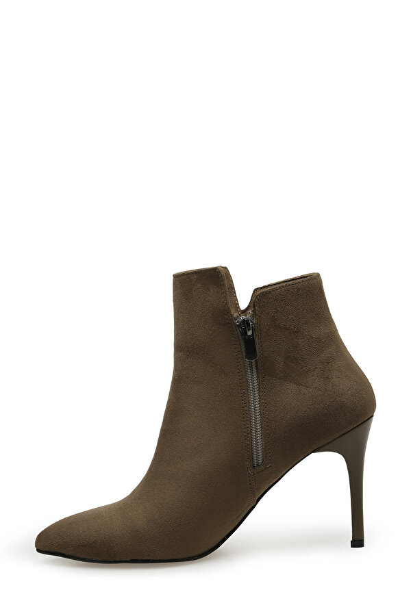 CYRUS 3PR Bej Kadın Topuklu Bot