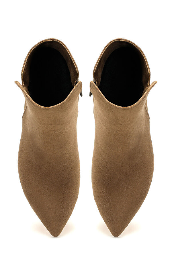 CYRUS 3PR Bej Kadın Topuklu Bot