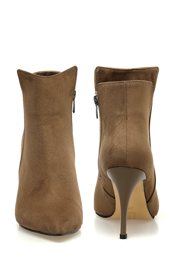 CYRUS 3PR Bej Kadın Topuklu Bot