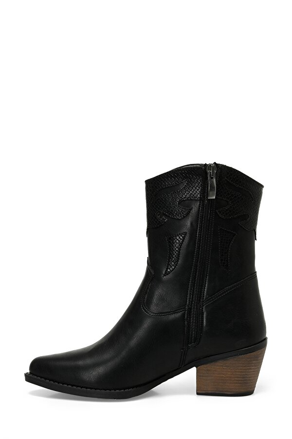 JERY 3PR Siyah Kadın Kovboy Bot