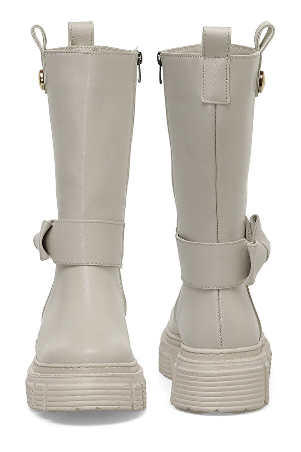 HAZEL 3PR Bej Kadın Çizme