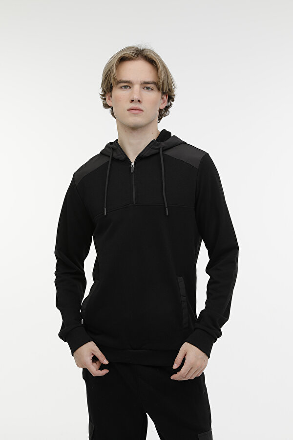 ML LAYCAN 17BA-K39 3PR Siyah Erkek Sweatshirt